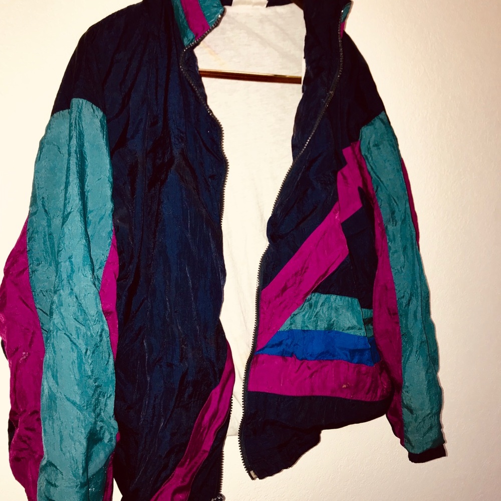 VINTAGE WINDBREAKER UNISEX. Large.
